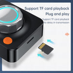 Bộ thu âm thanh Bluetooth 5.1 C39HD đầu ra AUX đồng trục quang học hỗ trợ phát thẻ TF, bộ thu âm thanh Bluetooth 5.1