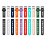 20mm Silicone Twill Watch Band, For Garmin Garminmove Style, For Garmin Vivomove, For Garmin Vivomove HR Sport, For Garmin Vivoactive 3