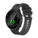 20mm Silicone Twill Watch Band, For Garmin Garminmove Style, For Garmin Vivomove, For Garmin Vivomove HR Sport, For Garmin Vivoactive 3