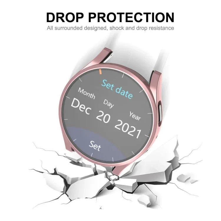 Dành cho Samsung Galaxy Watch5 44mm ENKAY Hat-Prince Ốp Lưng TPU Mềm Mạ Điện Bao Phủ Toàn Bộ