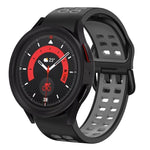 Dây đồng hồ silicone hai màu thoáng khí 20mm, dành cho Samsung Galaxy Watch 5 40mm, dành cho Samsung Galaxy Watch 5 44mm