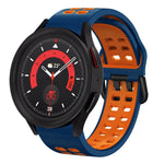 Dây đồng hồ silicone hai màu thoáng khí 20mm, dành cho Samsung Galaxy Watch 5 40mm, dành cho Samsung Galaxy Watch 5 44mm