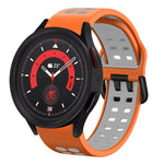 Dây đồng hồ silicone hai màu thoáng khí 20mm, dành cho Samsung Galaxy Watch 5 40mm, dành cho Samsung Galaxy Watch 5 44mm