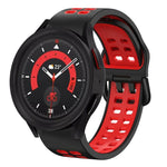 Dây đồng hồ silicone hai màu thoáng khí 20mm, dành cho Samsung Galaxy Watch 5 40mm, dành cho Samsung Galaxy Watch 5 44mm