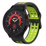 Dây đồng hồ silicone hai màu thoáng khí 20mm, dành cho Samsung Galaxy Watch 5 40mm, dành cho Samsung Galaxy Watch 5 44mm