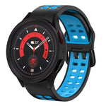 Dây đồng hồ silicone hai màu thoáng khí 20mm, dành cho Samsung Galaxy Watch 5 40mm, dành cho Samsung Galaxy Watch 5 44mm