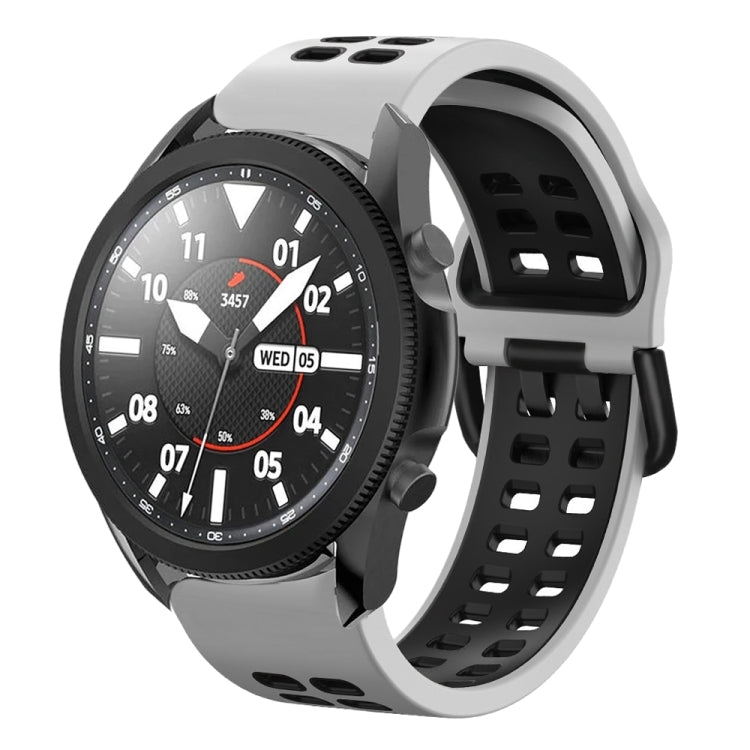 Dây đồng hồ silicone hai màu thoáng khí 20mm, dành cho Samsung Galaxy Watch 5 Pro 45mm, dành cho Samsung Galaxy Watch 4 40mm
