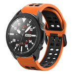 Dây đồng hồ silicone hai màu thoáng khí 20mm, dành cho Samsung Galaxy Watch 5 Pro 45mm, dành cho Samsung Galaxy Watch 4 40mm