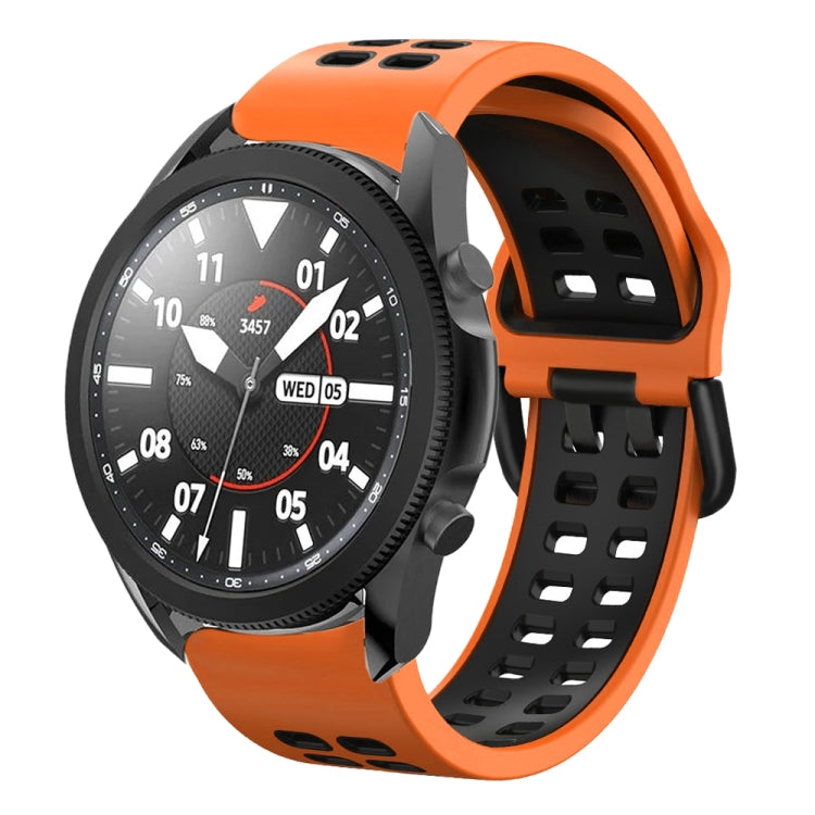 Dây đồng hồ silicone hai màu thoáng khí 20mm, dành cho Samsung Galaxy Watch 5 Pro 45mm, dành cho Samsung Galaxy Watch 4 40mm