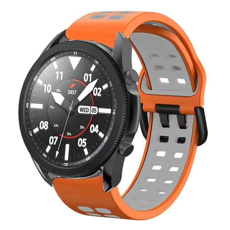 Dây đồng hồ silicone hai màu thoáng khí 20mm, dành cho Samsung Galaxy Watch 5 Pro 45mm, dành cho Samsung Galaxy Watch 4 40mm