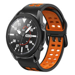 Dây đồng hồ silicone hai màu thoáng khí 20mm, dành cho Samsung Galaxy Watch 5 Pro 45mm, dành cho Samsung Galaxy Watch 4 40mm