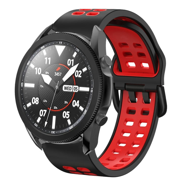 Dây đồng hồ silicone hai màu thoáng khí 20mm, dành cho Samsung Galaxy Watch 5 Pro 45mm, dành cho Samsung Galaxy Watch 4 40mm