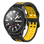 Dây đồng hồ silicone hai màu thoáng khí 20mm, dành cho Samsung Galaxy Watch 5 Pro 45mm, dành cho Samsung Galaxy Watch 4 40mm