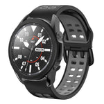 Dây đồng hồ silicone hai màu thoáng khí 20mm, dành cho Samsung Galaxy Watch 5 Pro 45mm, dành cho Samsung Galaxy Watch 4 40mm