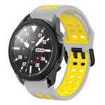 Dây đồng hồ silicone hai màu thoáng khí 20mm, dành cho Samsung Galaxy Watch 5 Pro 45mm, dành cho Samsung Galaxy Watch 4 40mm