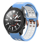 Dây đồng hồ silicone hai màu thoáng khí 20mm, dành cho Samsung Galaxy Watch 5 Pro 45mm, dành cho Samsung Galaxy Watch 4 40mm