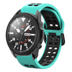 Dây đồng hồ silicone hai màu thoáng khí 20mm, dành cho Samsung Galaxy Watch 5 Pro 45mm, dành cho Samsung Galaxy Watch 4 40mm