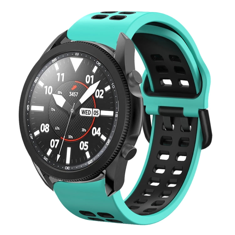 Dây đồng hồ silicone hai màu thoáng khí 20mm, dành cho Samsung Galaxy Watch 5 Pro 45mm, dành cho Samsung Galaxy Watch 4 40mm