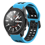 Dây đồng hồ silicone hai màu thoáng khí 20mm, dành cho Samsung Galaxy Watch 5 Pro 45mm, dành cho Samsung Galaxy Watch 4 40mm