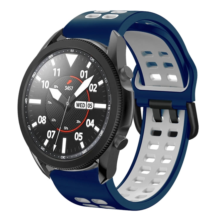 Dây đồng hồ silicone hai màu thoáng khí 20mm, dành cho Samsung Galaxy Watch 5 Pro 45mm, dành cho Samsung Galaxy Watch 4 40mm