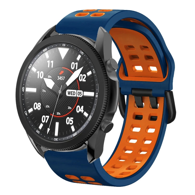 Dây đồng hồ silicone hai màu thoáng khí 20mm, dành cho Samsung Galaxy Watch 5 Pro 45mm, dành cho Samsung Galaxy Watch 4 40mm