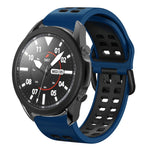 Dây đồng hồ silicone hai màu thoáng khí 20mm, dành cho Samsung Galaxy Watch 5 Pro 45mm, dành cho Samsung Galaxy Watch 4 40mm