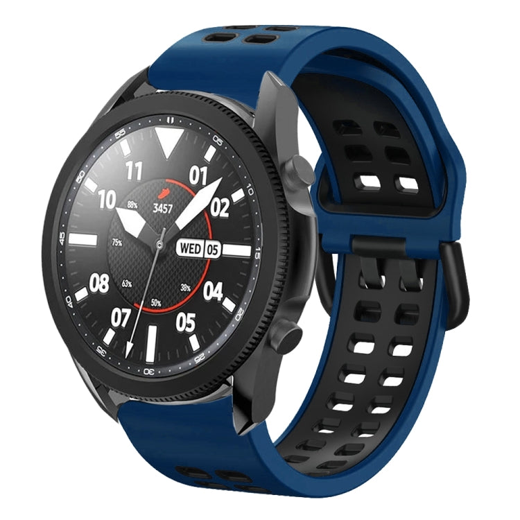 Dây đồng hồ silicone hai màu thoáng khí 20mm, dành cho Samsung Galaxy Watch 5 Pro 45mm, dành cho Samsung Galaxy Watch 4 40mm