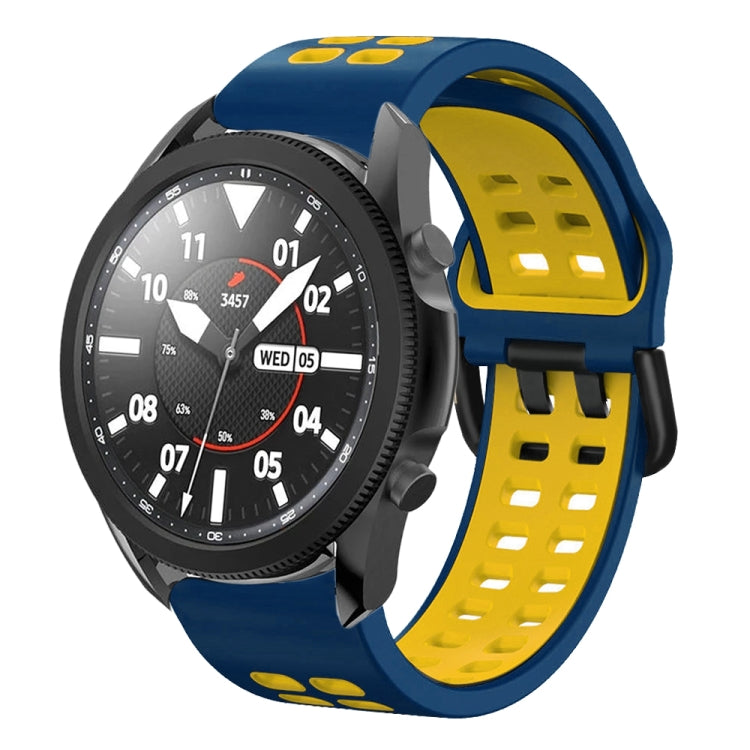 Dây đồng hồ silicone hai màu thoáng khí 20mm, dành cho Samsung Galaxy Watch 5 Pro 45mm, dành cho Samsung Galaxy Watch 4 40mm