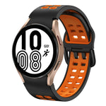 Dây đồng hồ silicone hai màu thoáng khí 20mm, dành cho Samsung Galaxy Watch 5 Pro 45mm, dành cho Samsung Galaxy Watch 4 40mm