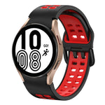 Dây đồng hồ silicone hai màu thoáng khí 20mm, dành cho Samsung Galaxy Watch 5 Pro 45mm, dành cho Samsung Galaxy Watch 4 40mm