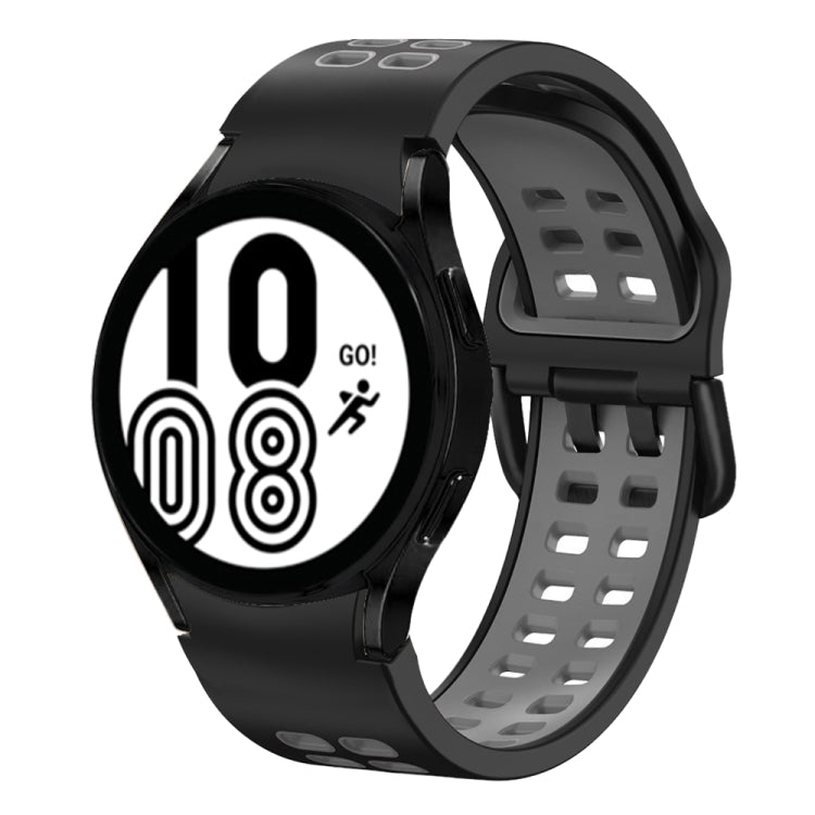 Dây đồng hồ silicone hai màu thoáng khí 20mm, dành cho Samsung Galaxy Watch 5 Pro 45mm, dành cho Samsung Galaxy Watch 4 40mm