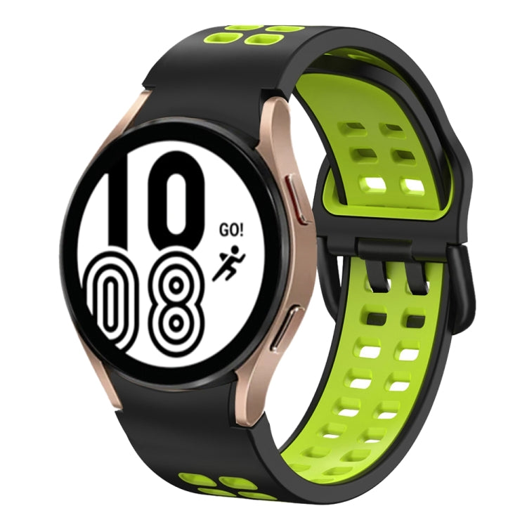 Dây đồng hồ silicone hai màu thoáng khí 20mm, dành cho Samsung Galaxy Watch 5 Pro 45mm, dành cho Samsung Galaxy Watch 4 40mm