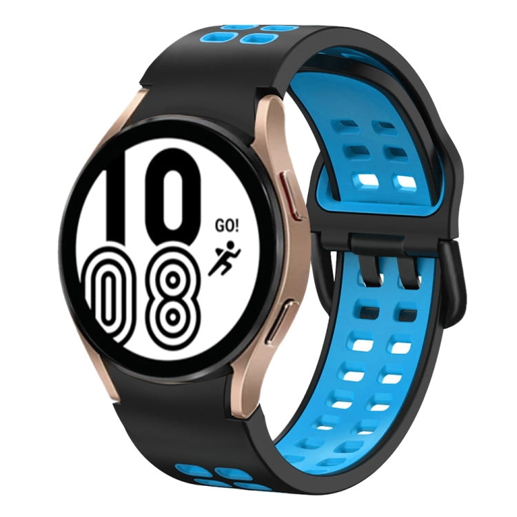 Dây đồng hồ silicone hai màu thoáng khí 20mm, dành cho Samsung Galaxy Watch 5 Pro 45mm, dành cho Samsung Galaxy Watch 4 40mm