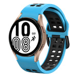 Dây đồng hồ silicone hai màu thoáng khí 20mm, dành cho Samsung Galaxy Watch 5 Pro 45mm, dành cho Samsung Galaxy Watch 4 40mm