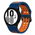 Dây đồng hồ silicone hai màu thoáng khí 20mm, dành cho Samsung Galaxy Watch 5 Pro 45mm, dành cho Samsung Galaxy Watch 4 40mm
