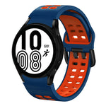 Dây đồng hồ silicone hai màu thoáng khí 20mm, dành cho Samsung Galaxy Watch 5 Pro 45mm, dành cho Samsung Galaxy Watch 4 40mm