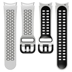 Dây đồng hồ silicone hai màu thoáng khí 20mm, dành cho Samsung Galaxy Watch 4 44mm, dành cho Samsung Galaxy Watch 4 Classic 46mm