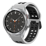 Dây đồng hồ silicone hai màu thoáng khí 20mm, dành cho Samsung Galaxy Watch 4 44mm, dành cho Samsung Galaxy Watch 4 Classic 46mm