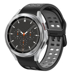 Dây đồng hồ silicone hai màu thoáng khí 20mm, dành cho Samsung Galaxy Watch 4 44mm, dành cho Samsung Galaxy Watch 4 Classic 46mm