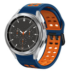 Dây đồng hồ silicone hai màu thoáng khí 20mm, dành cho Samsung Galaxy Watch 4 44mm, dành cho Samsung Galaxy Watch 4 Classic 46mm
