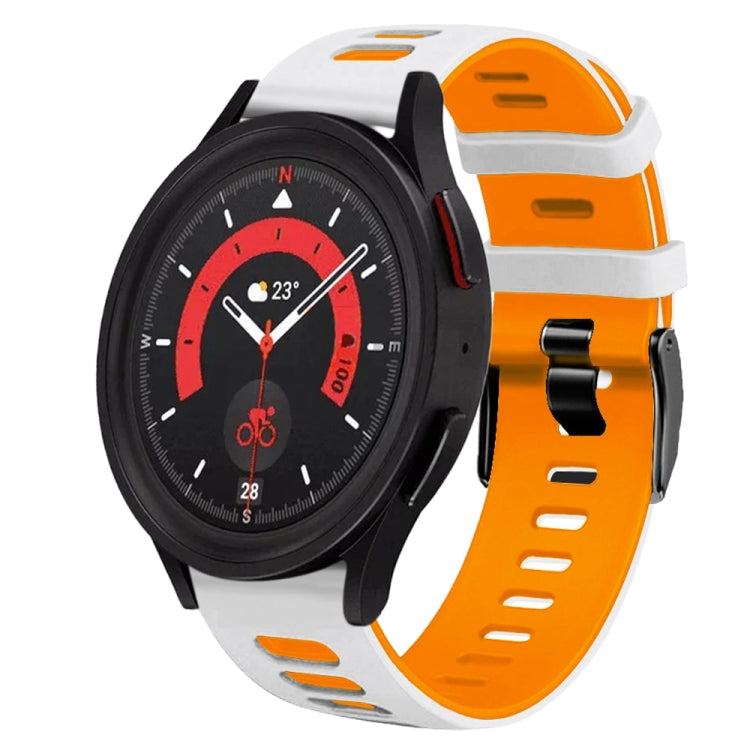 Dây đồng hồ silicone hai màu 20mm, Dành cho Samsung Galaxy Watch 5 40mm, Dành cho Samsung Galaxy Watch 5 44mm