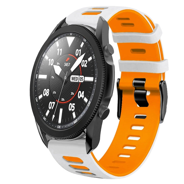 Dây đồng hồ silicone hai màu 20mm, Dành cho Samsung Galaxy Watch 5 Pro 45mm, Dành cho Samsung Galaxy Watch 4 40mm
