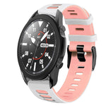 Dây đồng hồ silicone hai màu 20mm, Dành cho Samsung Galaxy Watch 5 Pro 45mm, Dành cho Samsung Galaxy Watch 4 40mm