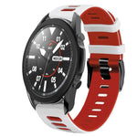 Dây đồng hồ silicone hai màu 20mm, Dành cho Samsung Galaxy Watch 5 Pro 45mm, Dành cho Samsung Galaxy Watch 4 40mm