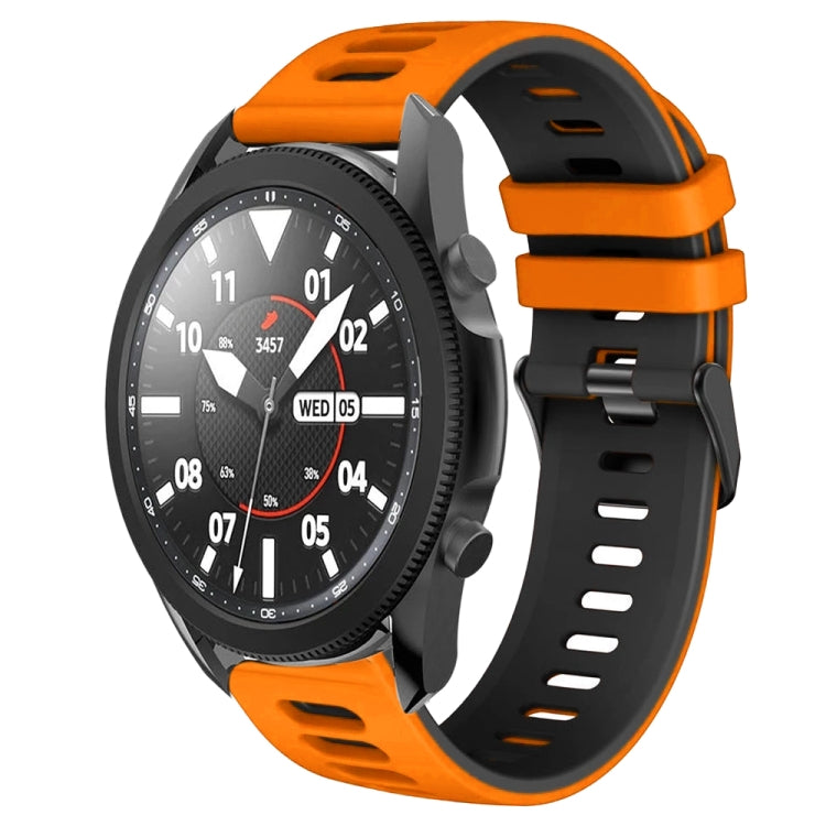 Dây đồng hồ silicone hai màu 20mm, Dành cho Samsung Galaxy Watch 5 Pro 45mm, Dành cho Samsung Galaxy Watch 4 40mm