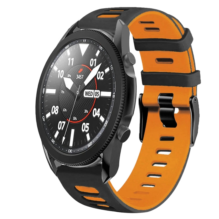 Dây đồng hồ silicone hai màu 20mm, Dành cho Samsung Galaxy Watch 5 Pro 45mm, Dành cho Samsung Galaxy Watch 4 40mm
