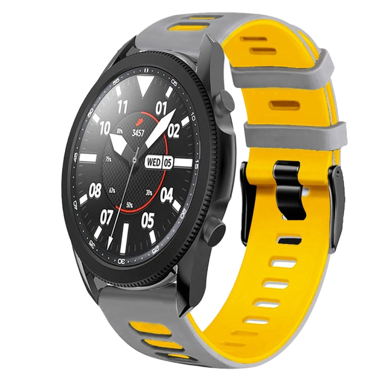 Dây đồng hồ silicone hai màu 20mm, Dành cho Samsung Galaxy Watch 5 Pro 45mm, Dành cho Samsung Galaxy Watch 4 40mm