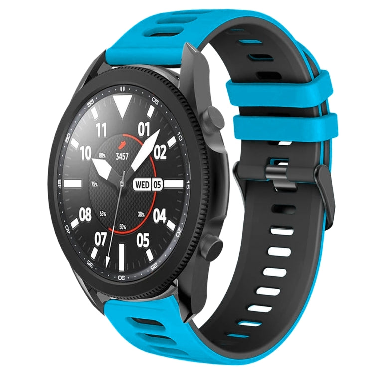 Dây đồng hồ silicone hai màu 20mm, Dành cho Samsung Galaxy Watch 5 Pro 45mm, Dành cho Samsung Galaxy Watch 4 40mm