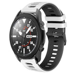 Dây đồng hồ silicone hai màu 20mm, Dành cho Samsung Galaxy Watch 5 Pro 45mm, Dành cho Samsung Galaxy Watch 4 40mm