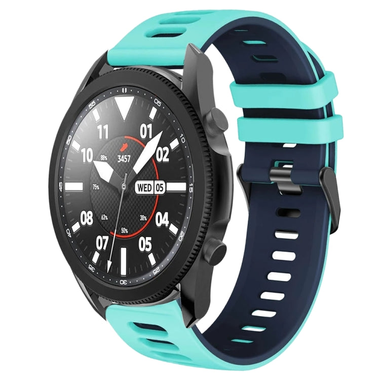 Dây đồng hồ silicone hai màu 20mm, Dành cho Samsung Galaxy Watch 5 Pro 45mm, Dành cho Samsung Galaxy Watch 4 40mm